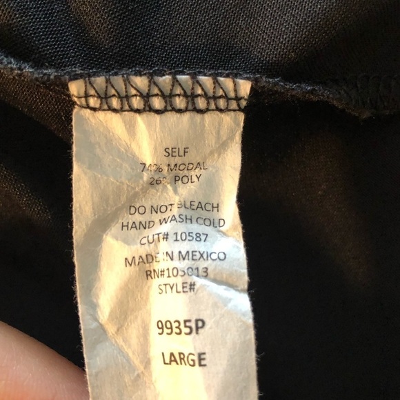 Altar’d State Slit V-Neck Midi Dress Off Black Twist Dress Large - Picture 6 of 6